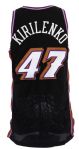 2001-02 Andrei Kirilenko Utah Jazz Game Worn Road Jersey (MEARS LOA)