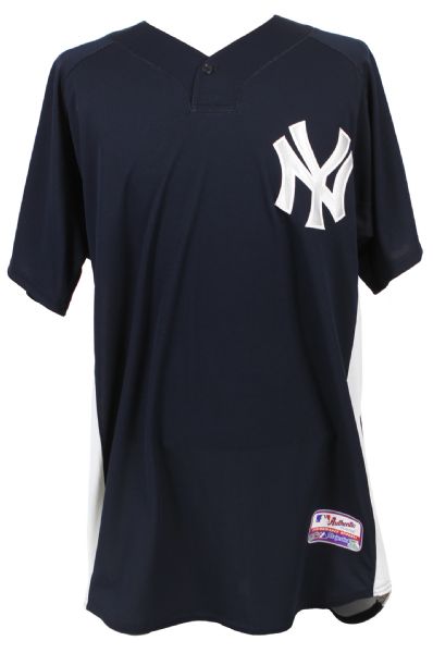 2010 Eduardo Nunez New York Yankees Batting Practice Jersey & Home Uniform Pants (MEARS LOA/MLB Hologram/Steiner)