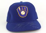 2010s Ryan Braun Milwaukee Brewers Signed Game Worn Retro Cap (MEARS LOA/JSA)