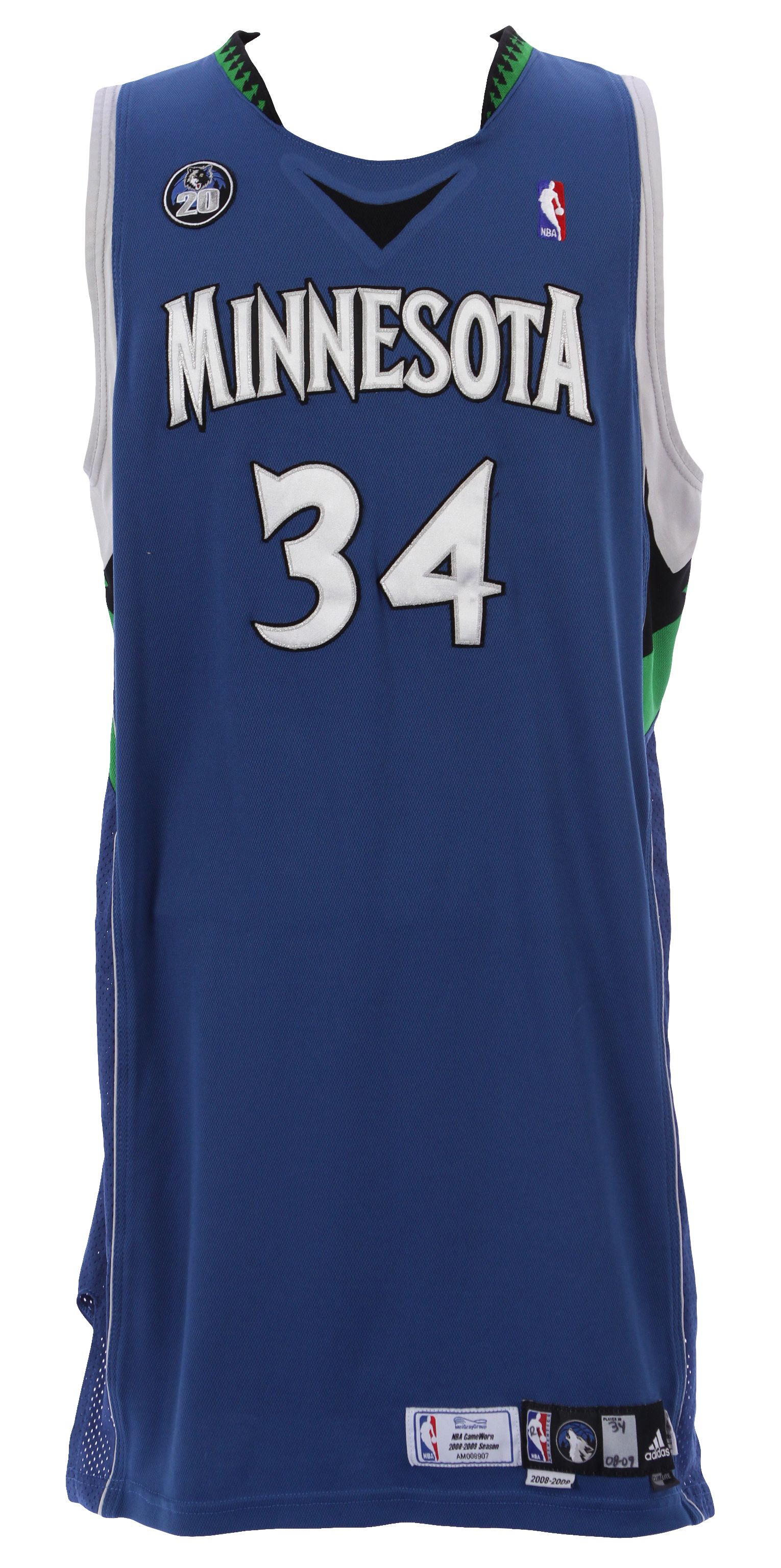 Minnesota Timberwolves (2008-2017) Mahogany Framed Team Logo Jersey Display  Case