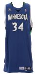 2008-09 Jason Collins Minnesota Timberwolves Game Worn Road Jersey (MEARS LOA)