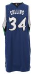 2008-09 Jason Collins Minnesota Timberwolves Game Worn Road Jersey (MEARS LOA)