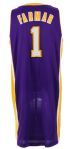 2013-14 Jordan Farmar Los Angeles Lakers Game Worn Road Jersey (MEARS LOA)