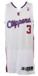 2011-14 Chris Paul Los Angeles Clippers Signed Game Worn Home Uniform (MEARS LOA/JSA)