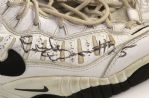 1996-97 Erick Dampier Indiana Pacers Signed Game Worn Nike Sneakers (MEARS LOA/JSA)