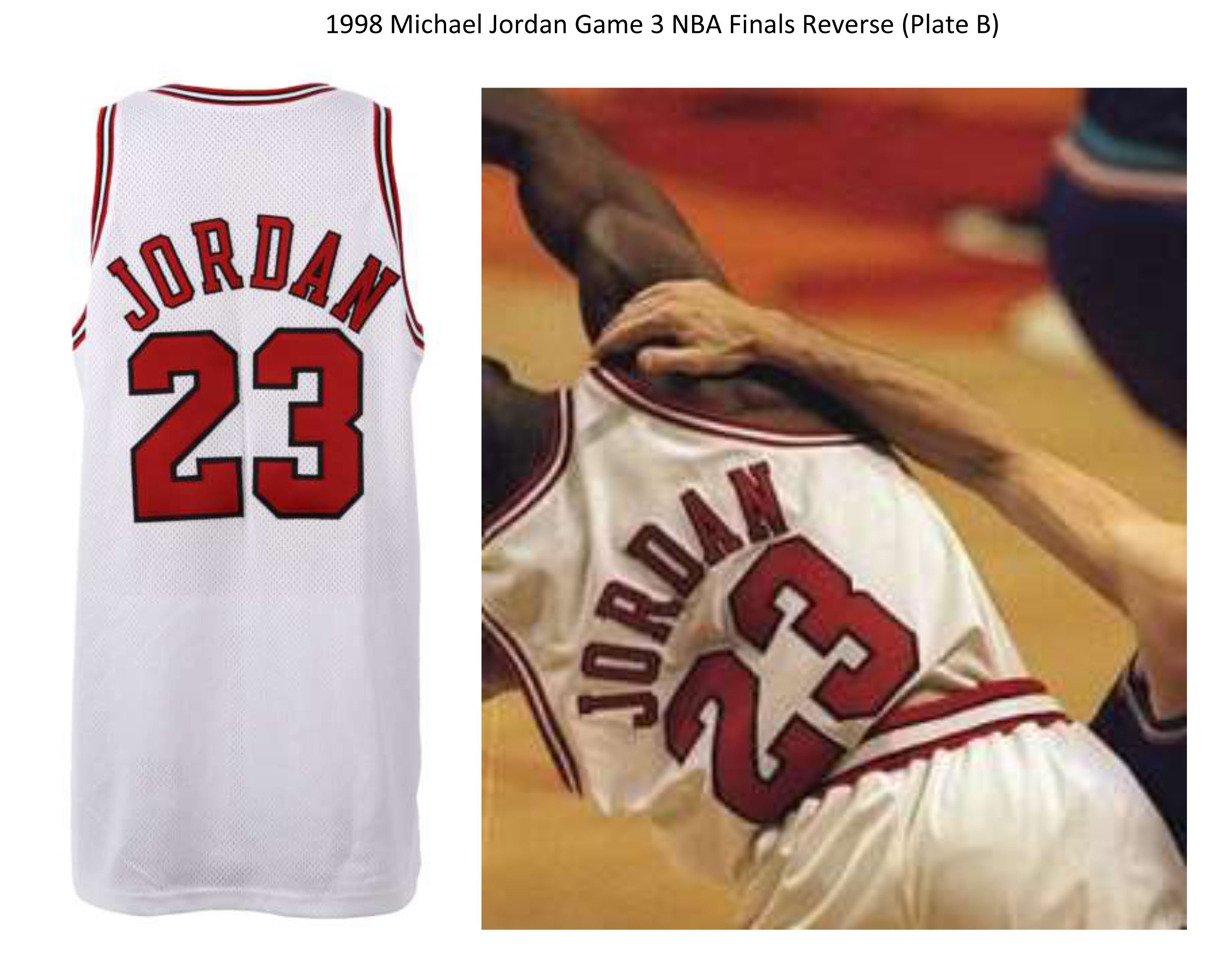 Michael jordan match worn sales jersey