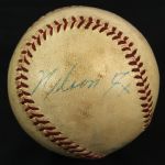 1959 Bill Veeck Nellie Fox Chicago White Sox Signed OAL Harridge Game Used Baseball (MEARS LOA/JSA)