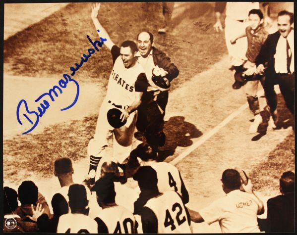 1980s Bill Mazeroski Pittsburgh Pirates Signed 8" x 10" Photo (JSA)