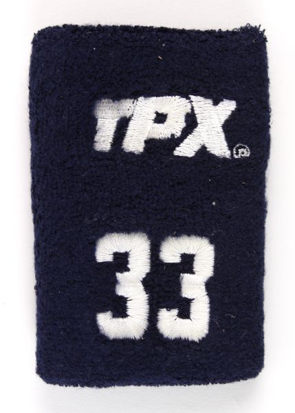 2009-12 Nick Swisher New York Yankees Game Worn Wristband (MEARS LOA)
