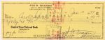 1977 Joe Frazier World Heavyweight Champion Signed Check (MEARS LOA)