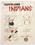 1966 Los Angeles Dodgers Cleveland Indians Multi Signed Spring Training Program w/ 22 Signatures Including Sandy Koufax, Early Wynn, Walt Alston and More (JSA)