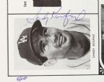 1966 Los Angeles Dodgers Cleveland Indians Multi Signed Spring Training Program w/ 22 Signatures Including Sandy Koufax, Early Wynn, Walt Alston and More (JSA)