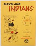 1966 (March 12) Cleveland Indians San Francisco Giants Spring Training Program