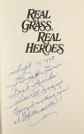 1993 Dom DiMaggio Boston Red Sox Signed & Inscribed Real Grass Real Heroes Hardcover Book (JSA)