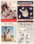 1953-71 Washington Senators Publication Collection - Lot of 12 