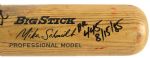 1985 Mike Schmidt Philadelphia Phillies Signed Rawlings Adirondack Professional Model Game Used Bat - Attributed To HR #445 (MEARS A9.5/JSA) 