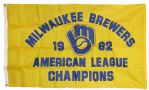 1982 Milwaukee Brewers American League Champions 36" x 60" Flag