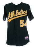2013 (October 4, 7-8) Sonny Gray Oakland Athletics ALDS Game Worn Alternate Jersey (MEARS LOA/MLB Hologram)
