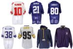 1990's-2000's New York Yankees & New York Giants Apparel Collection - Lot of 17 w/ Mickey Mantle Mitchell & Ness, Mariano Rivera & More