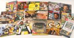 1990s-2000s Green Bay Packers Memorabilia Collection - Lot of 18 w/ Publications, Photos & Flag