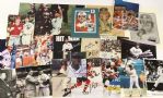1970s-2000s Baseball Football Basketball Hockey Signed Photo Collection - Lot of 25 w/ Rickey Henderson, Don Mattingly, Joe Montana, Dan Marino & More