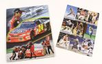 2000s Sports Illustrated For Kids Uncut Card Sheet w/LeBron James, Tim Duncan & More and Jeff Gordon NASCAR Folder - Lot of 2 