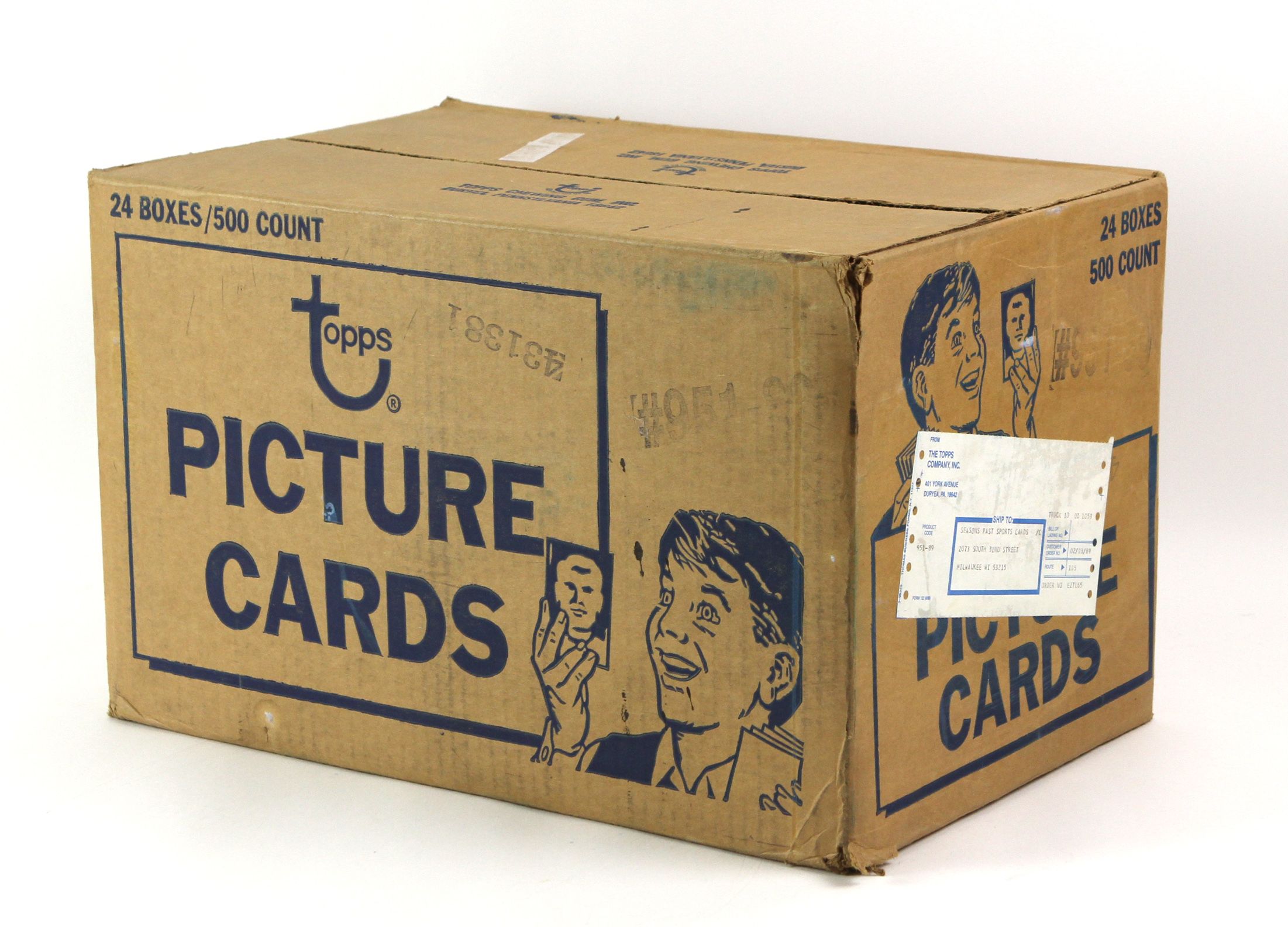 Lot detail 1989 topps baseball cards unopened vending cases lot of