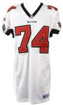 1998-99 Paul Gruber Tampa Bay Buccaneers Game Worn Road Jersey (MEARS LOA)