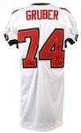 1998-99 Paul Gruber Tampa Bay Buccaneers Game Worn Road Jersey (MEARS LOA)