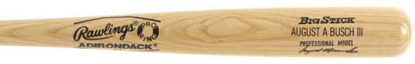1983-86 August Busch III St. Louis Cardinals Signed Rawlings Adirondack Big Stick (JSA)