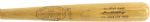 1959 Gene Woodling Baltimore Orioles H&B Louisville Slugger Professional Model All Star Game Bat (MEARS LOA)