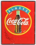 1990s Walter Payton Chicago Bears Signed 8.5" x 11" Framed Always Coca Cola Advert (JSA)