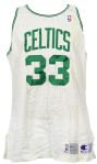 1991-92 Larry Bird Boston Celtics Game Worn Home Jersey (MEARS A5) Final Season