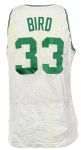 1991-92 Larry Bird Boston Celtics Game Worn Home Jersey (MEARS A5) Final Season