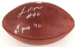2010 Jason Pierre Paul New York Giants Signed Football (Steiner)