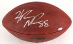 2009-13 Hakeem Nicks New York Giants Signed Football (Steiner)
