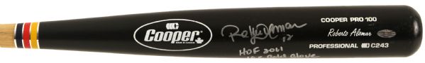 2011 circa Roberto Alomar Toronto Blue Jays Signed Professional Model Cooper Bat (Steiner/Player Hologram)