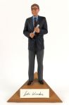 1989 John Wooden UCLA Bruins "They Call Him Coach" 9 3/4" Gartlan Statue w/ Signed Cut 