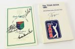 1985-2004 Jack Nicklaus Tom Kite Isao Aoki Charlie Sifford Marlene Stewart Streit Signed Publications - Lot of 2 (JSA)