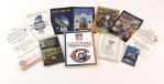 1980s-2000s Football Memoravbilia Collection - Lot of 12 w/ Press Pass from Last Packers Game @ Milwaukee County Stadium, Super Bowls Media Guides/Pins & More