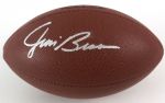 2000s Jim Brown Cleveland Browns Signed Football (JSA)