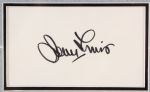 1993 Dean Martin Jerry Lewis Signed 15 x 27 Framed Display (JSA)