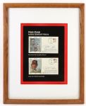 1985 Pete Rose Cincinnati Reds Signed 18" x 22" Framed Lifetime Hit Record Display (JSA)