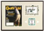 2003 Michelle Wie Signed 15" x 21" Framed Bay Mills Open Display (JSA)