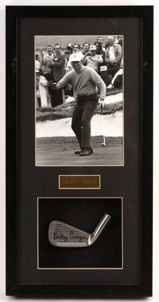 1990s Billy Casper 3 Time Major Champion Signed 11" x 21" Framed Display (JSA)