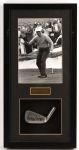 1990s Billy Casper 3 Time Major Champion Signed 11" x 21" Framed Display (JSA)