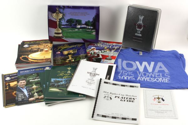 1990s-2000s Ryder Cup Publication Collection - Lot of 20