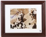 1980s Bill Mazeroski Pittsburgh Pirates Signed 14" x 17" Framed Display (JSA)
