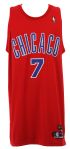2005-06 Ben Gordon Chicago Bulls Signed 1946-47 Chicago Stags Game Worn Throwback Jersey (MEARS A10/JSA)