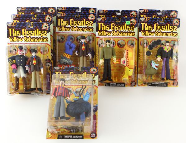 1999 The Beatles Yellow Submarine MOC McFarlane Action Figure Collection - Lot of 10
